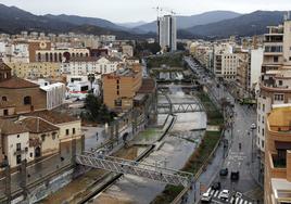 Los puentes que cruzan el Guadalmedina