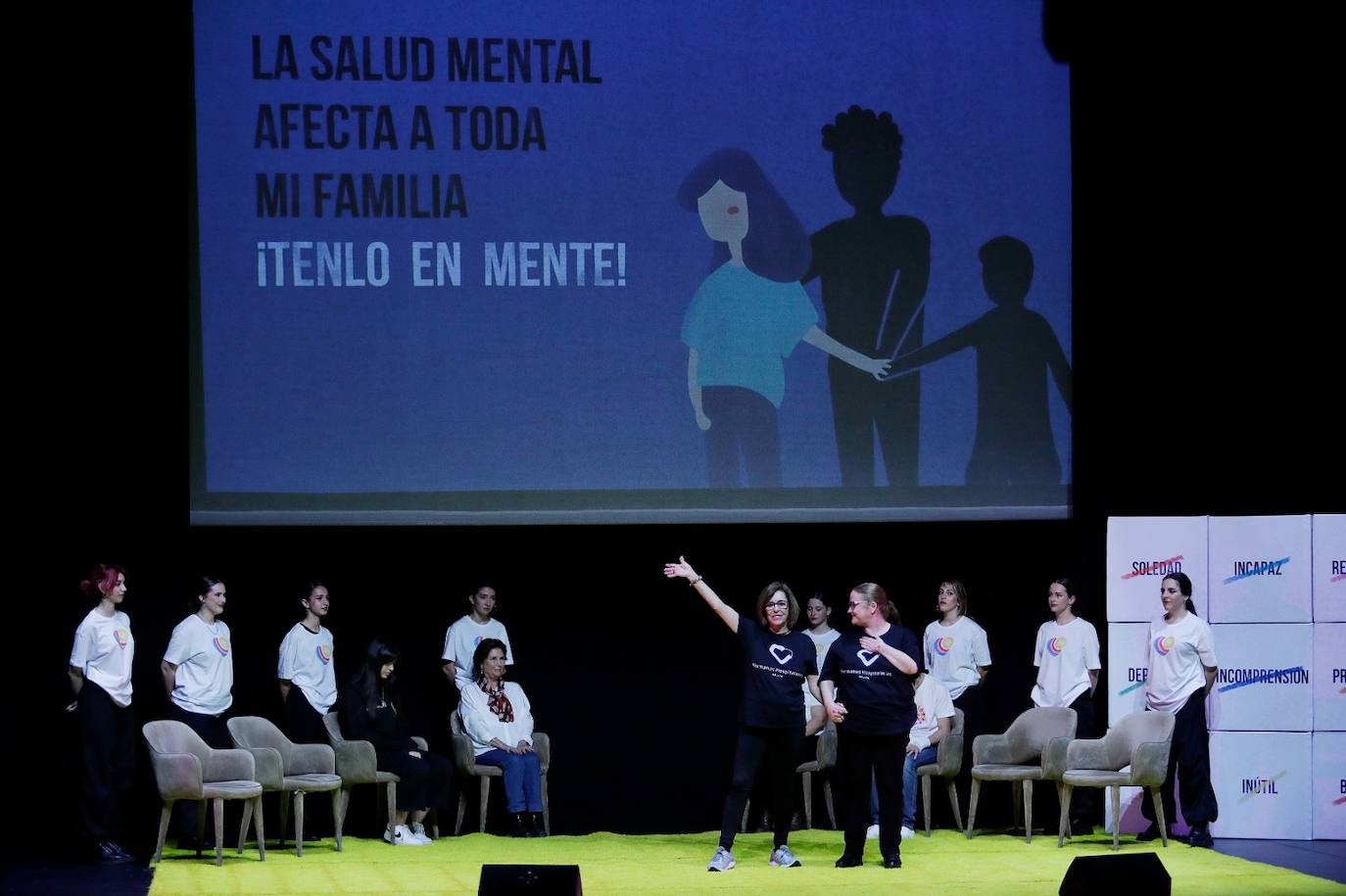 El Teatro del Soho acoge la gala para presentar los proyectos beneficiarios de la cuarta edición del festival, que este año se centra en trabajos enfocados en la salud mental