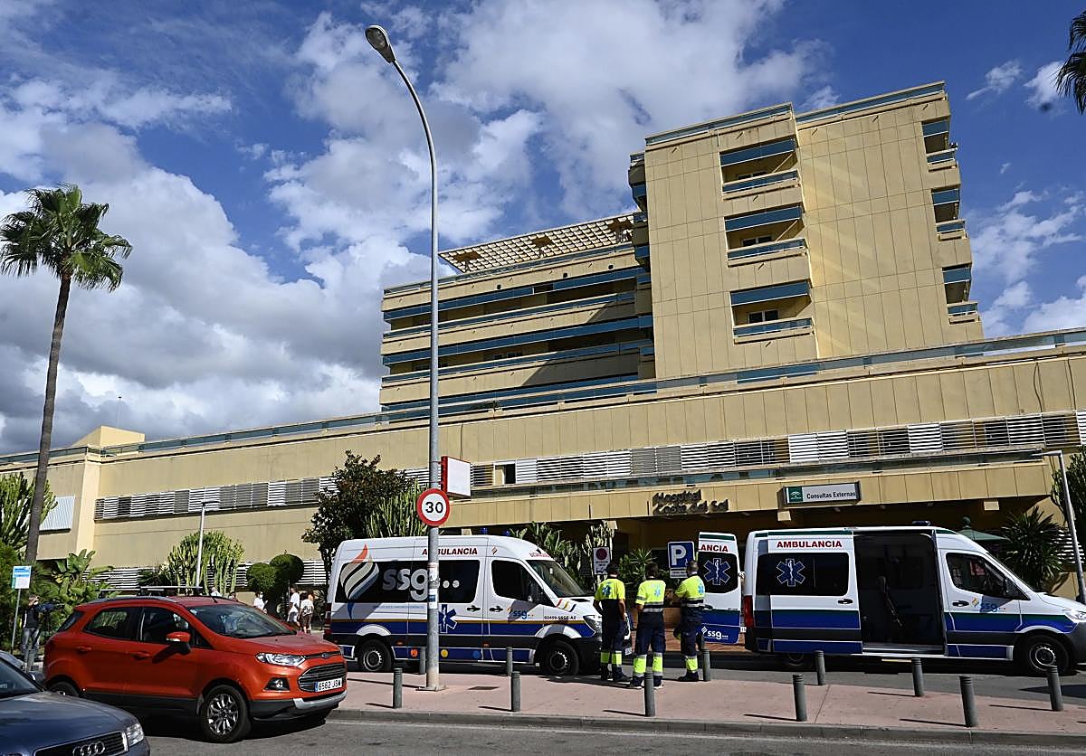 El agredido fue trasladado al Hospital Costa del Sol.