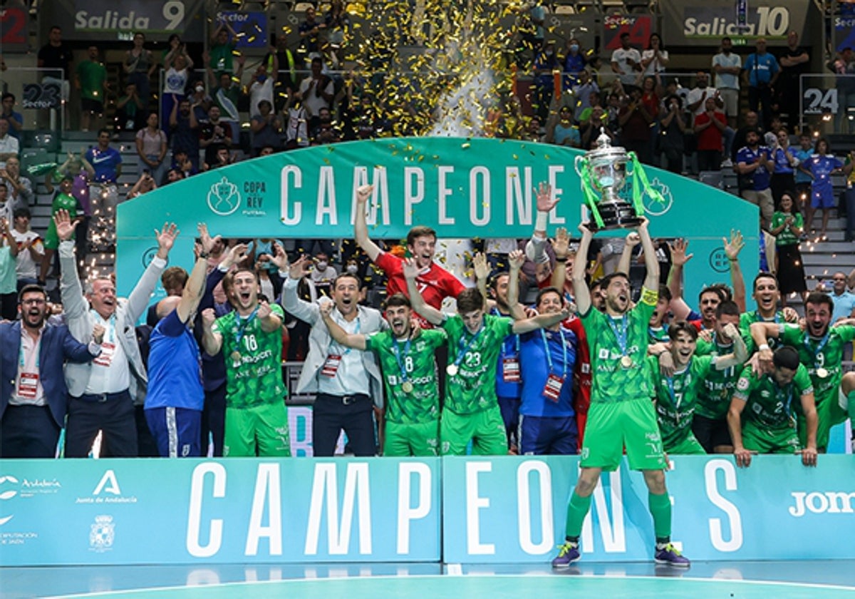 El BeSoccer UMA Antequera, campeón de la Copa del Rey de fútbol-sala.