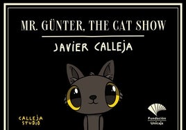 Günter, el gato que 'invita' a la exposición de Javier Calleja en Málaga