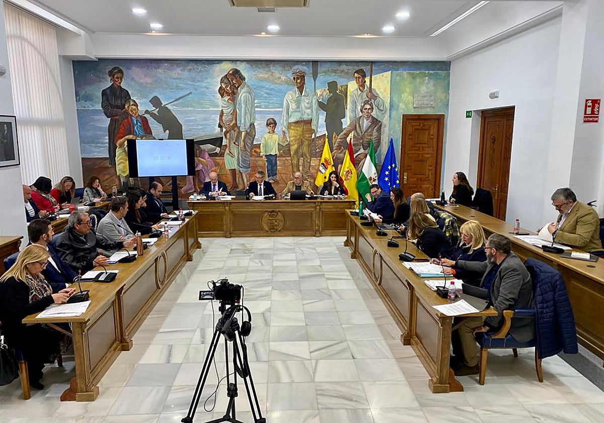 Imagen de la sesión plenaria celebrada este jueves en Rincón de la Victoria.
