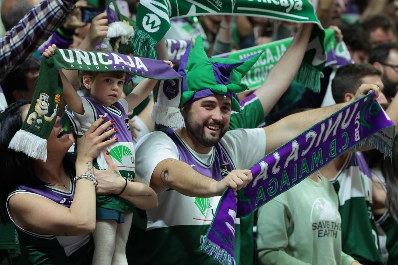 El Carpena vibra con la Copa del Unicaja