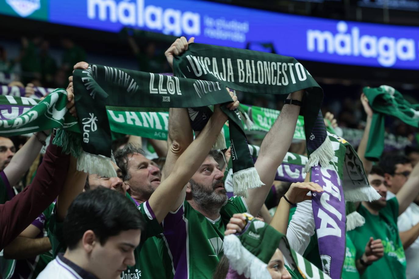 El Carpena vibra con la Copa del Unicaja