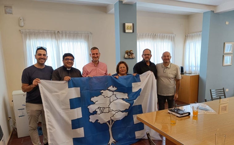 Imagen principal - Tres imágenes de la visita de la delegación de Algarrobo, con su alcalde, Alberto Pérez, a tierras argentinas.