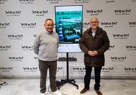 César Díaz y Jesús Carlos Pérez Atencia, en la presentación de la cita gastronómica.