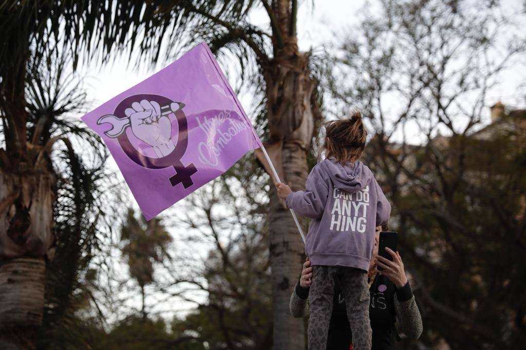 El feminismo malagueño ha marchado unido por los derechos de las mujeres