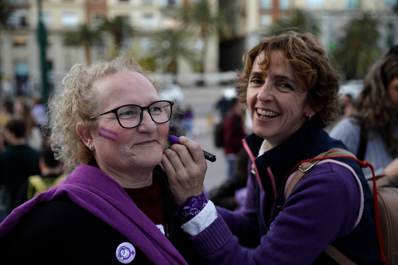 El feminismo malagueño ha marchado unido por los derechos de las mujeres