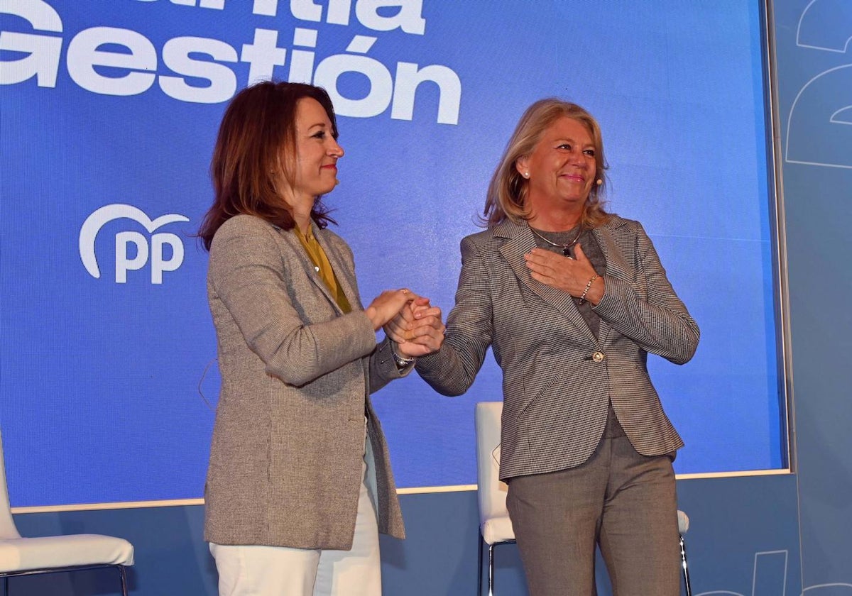 La presidenta del PP provincial, Patricia Navarro, ha apoyado la gestión de Ángeles Muñoz al frente de la Alcaldía de Marbella.