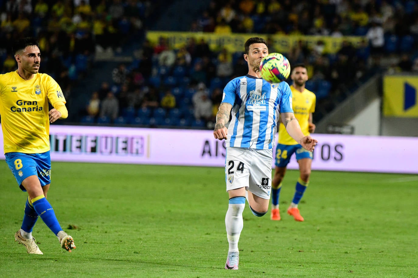 El Málaga logra el empate en Las Palmas en el último suspiro