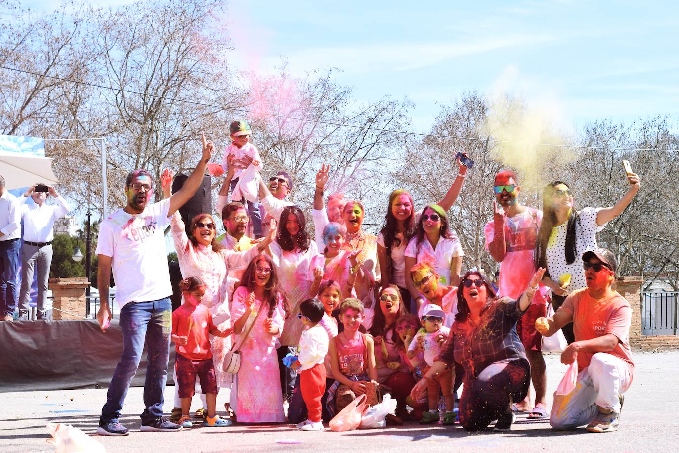 Celebración del Holi en Benalmádena este 12 de marzo. 