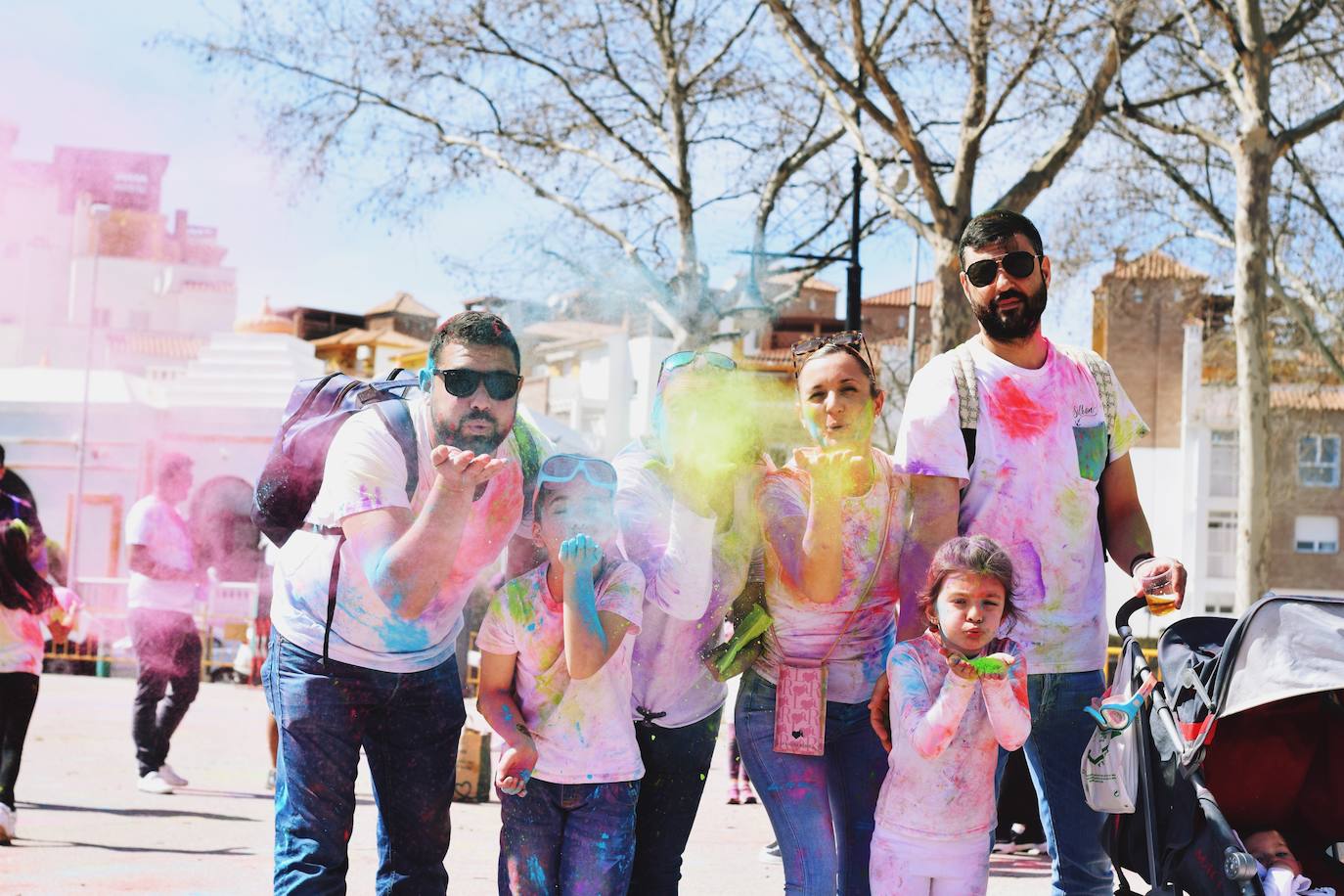 Celebración del Holi en Benalmádena este 12 de marzo. 