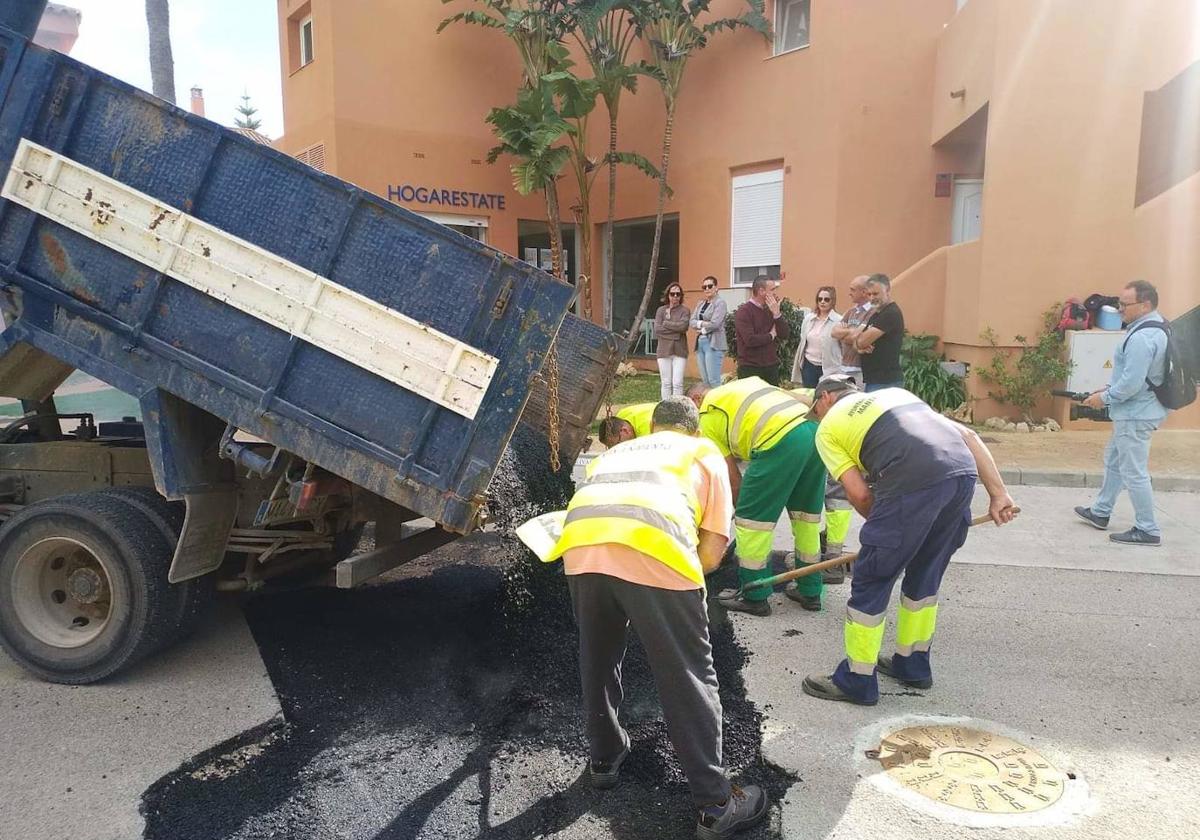Mejoran el vial que recorre Manilva Beach