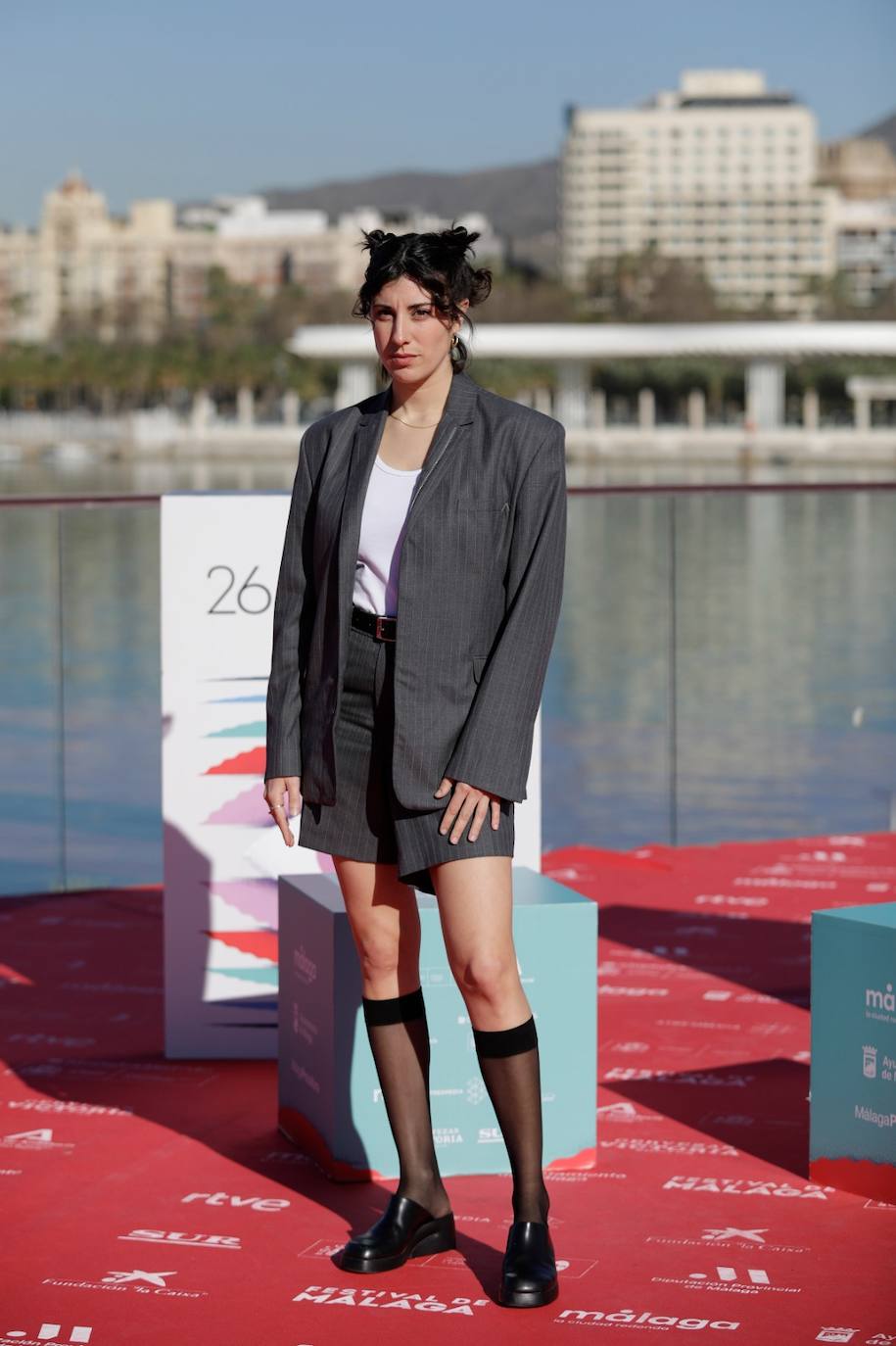 Photocall con el equipo de la película 'Unicorns'. Con la presencia del director, Álex Lora; los actores Greta Fernández y Elena Martín, y los productores, Miguel Molina y Valérie Delpierre.