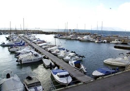 Puerto deportivo de El Candado, en la zona este de Málaga capital.