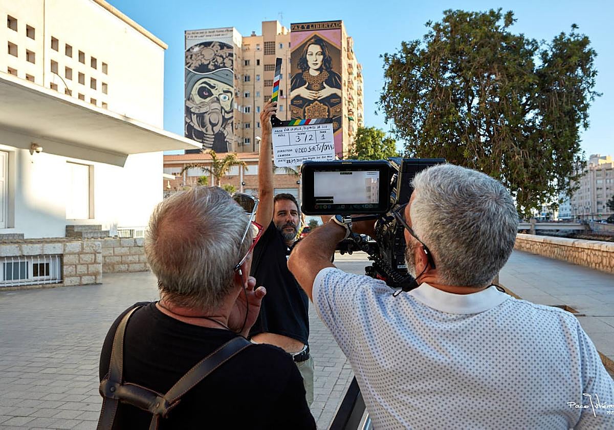 Rodaje del documental.