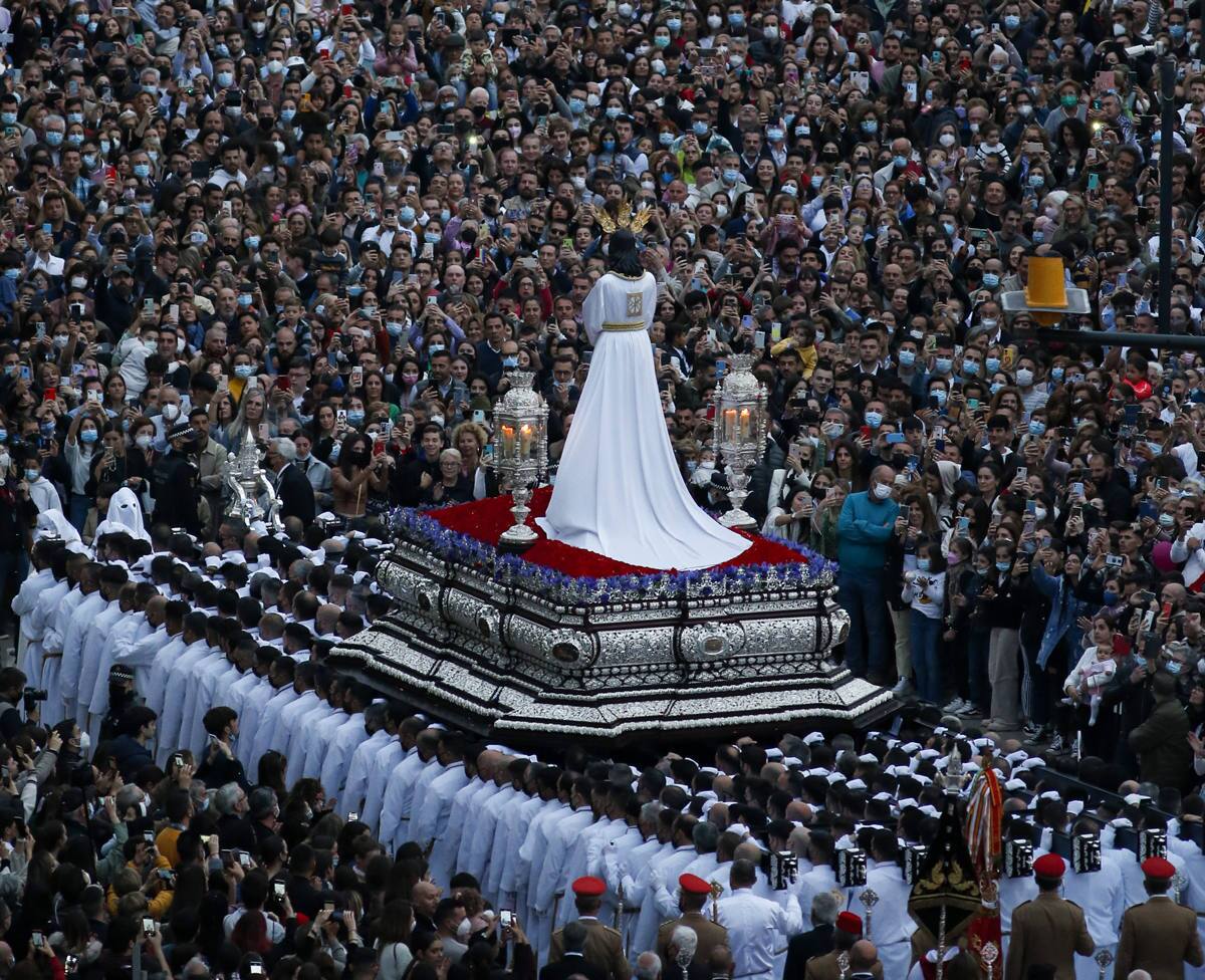 Nuestro Padre Jesús Cautivo, en la procesión de 2022.