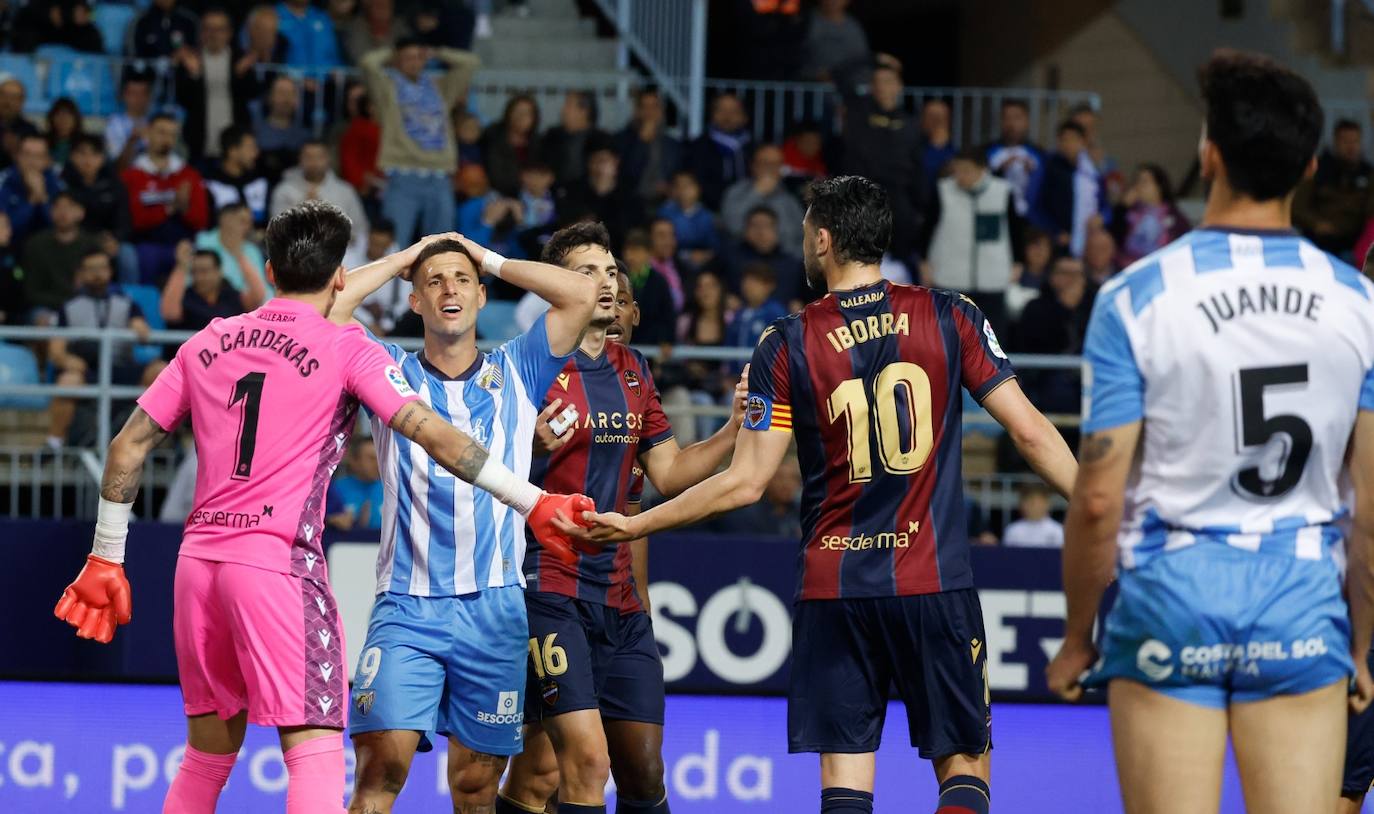 Las mejores imágenes del Málaga-Levante