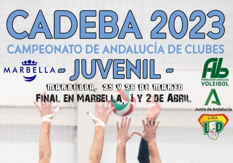 Marbella acoge el Campeonato de Andalucía de Clubes (CADEBA) de voleibol juvenil