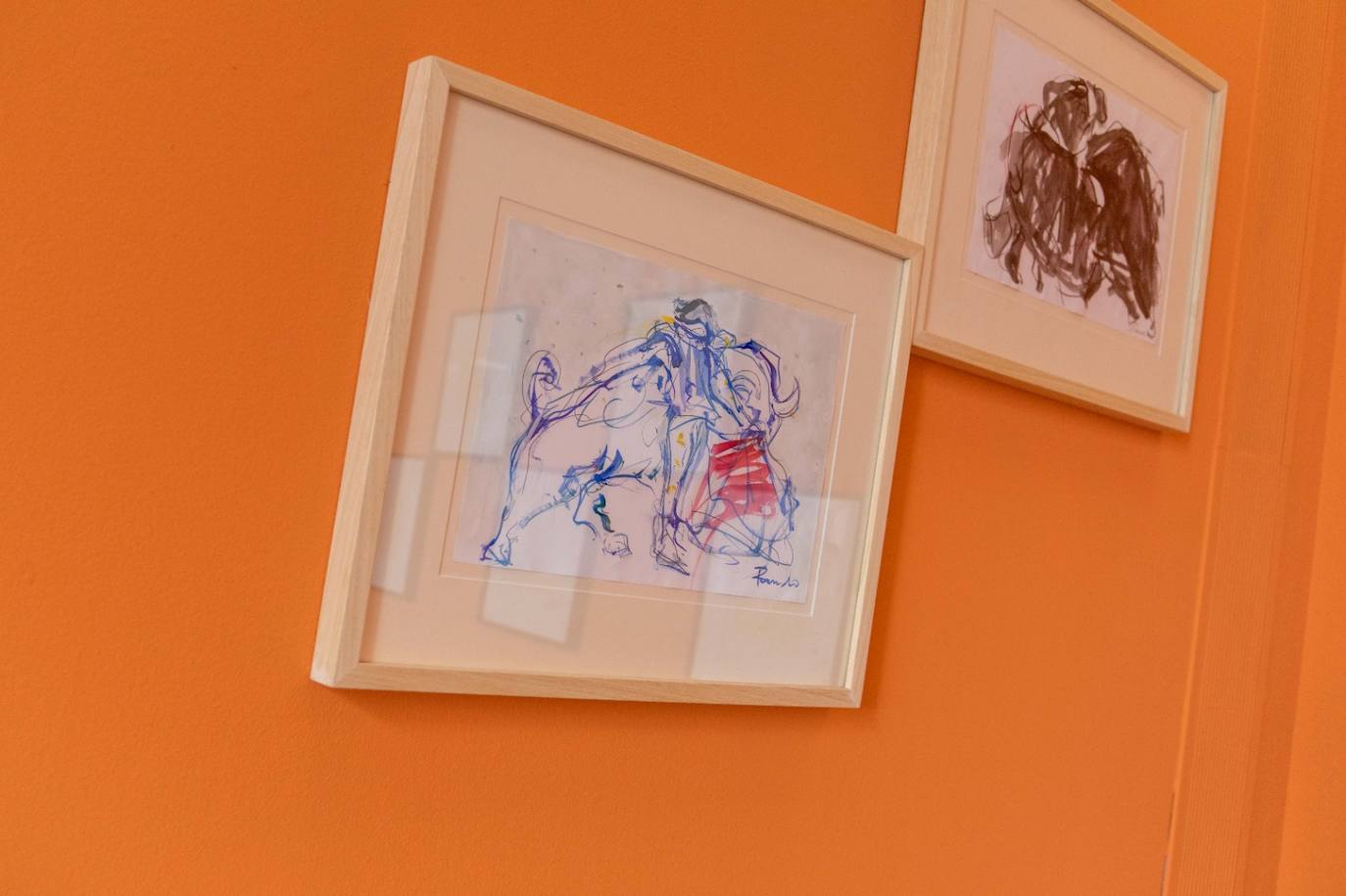 El Museo en el Molinillo del artista expresionista se une al 50 aniversario del a muerte del autor del 'Guernica' con la tauromaquía vista por ambos creadores malagueños