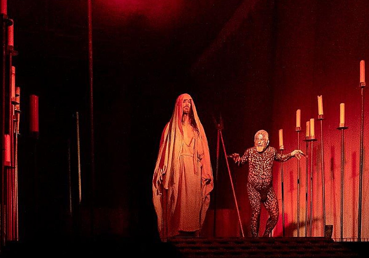 Imagen de archivo de la representación en vivo de La Pasión en Casarabonela.