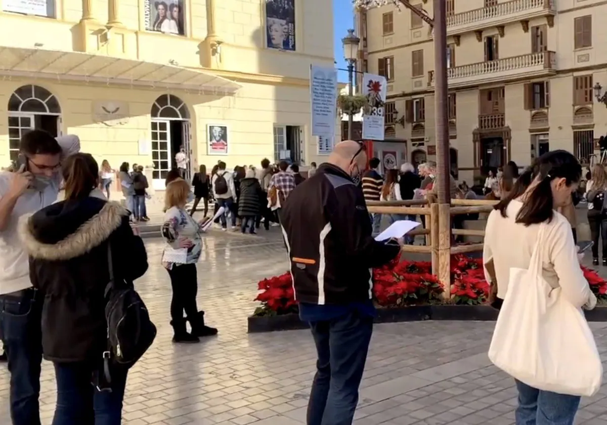 Uno de los castings de la temporada pasada en Málaga para 'La Chica de Nieve'.