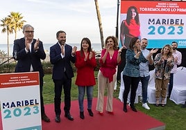 Maribel Tocón, presentada en sociedad como la nueva candidata del PSOE a la alcaldía de Torremolinos