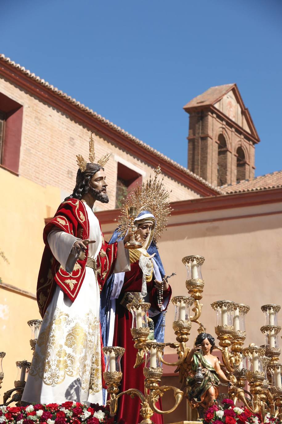 Traslado de los titulares de la Sagrada Cena, este sábado 25 de marzo.