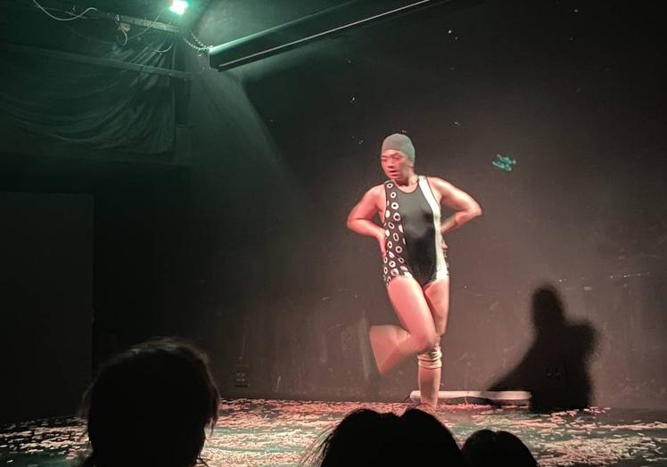 La bailarina, Lula Amir, en su preestreno en El Contenedor.