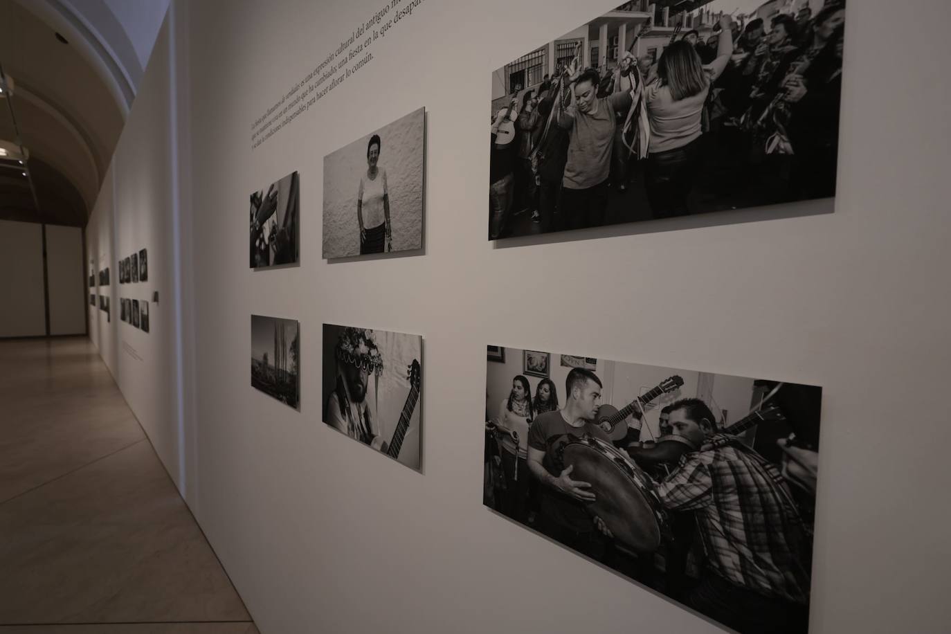 Exposición fotográfica de verdiales en el Museo de Málaga