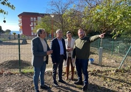 El alcalde rinconero y los ediles Sergio Díaz y Mari Paz Couto.