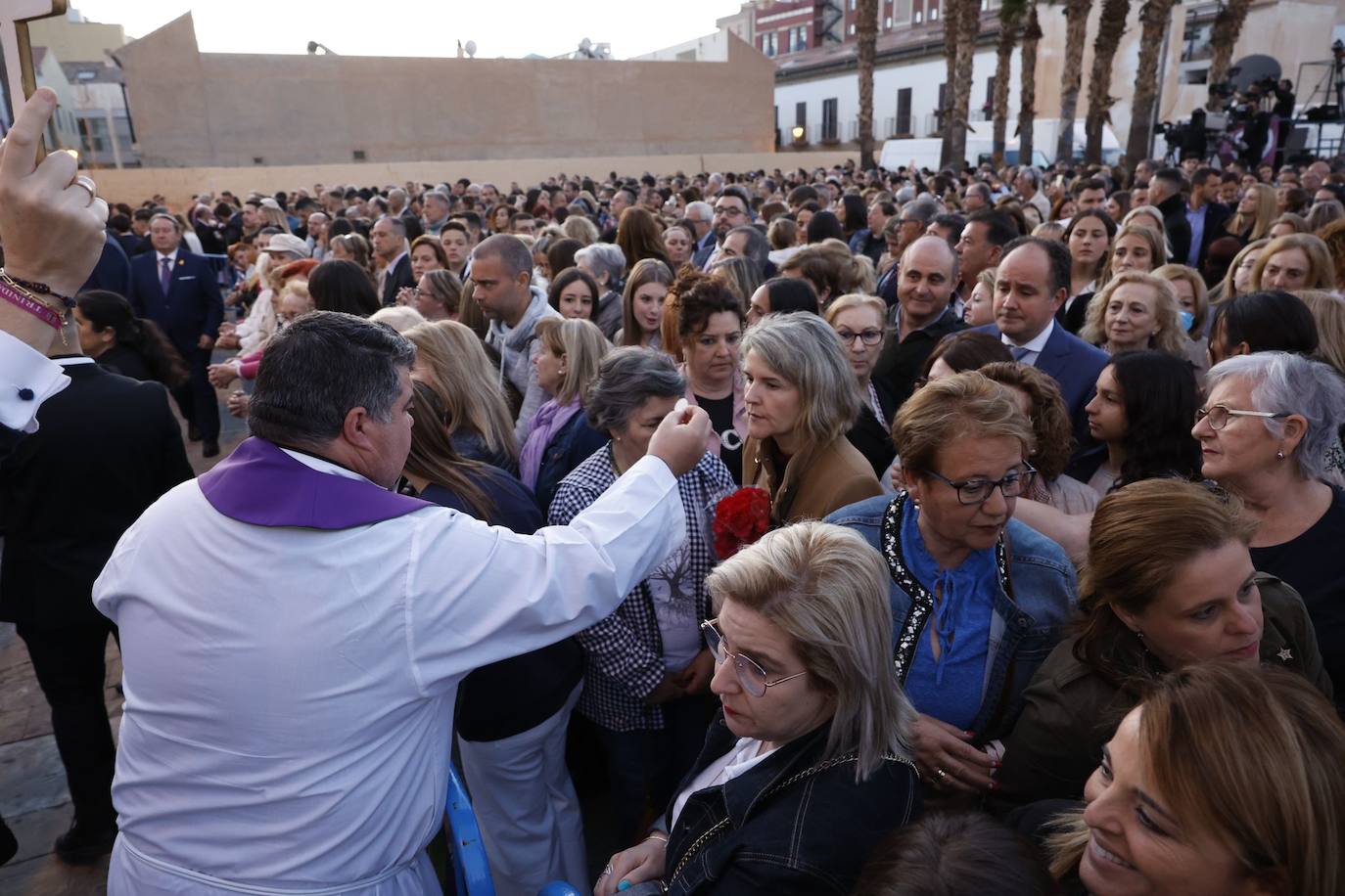 Traslado y misa del alba del Cautivo 2023