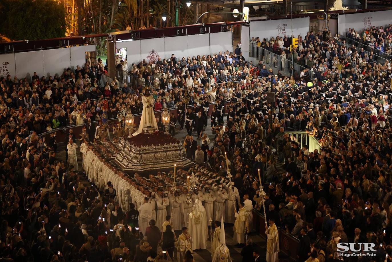 El Señor de Málaga, en la noche del Lunes Santo