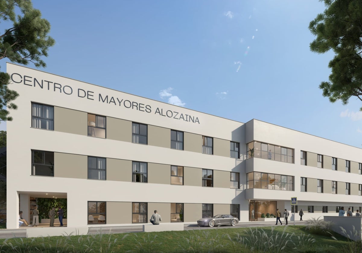 Proyecto de la nueva residencia de mayores en Alozaina.