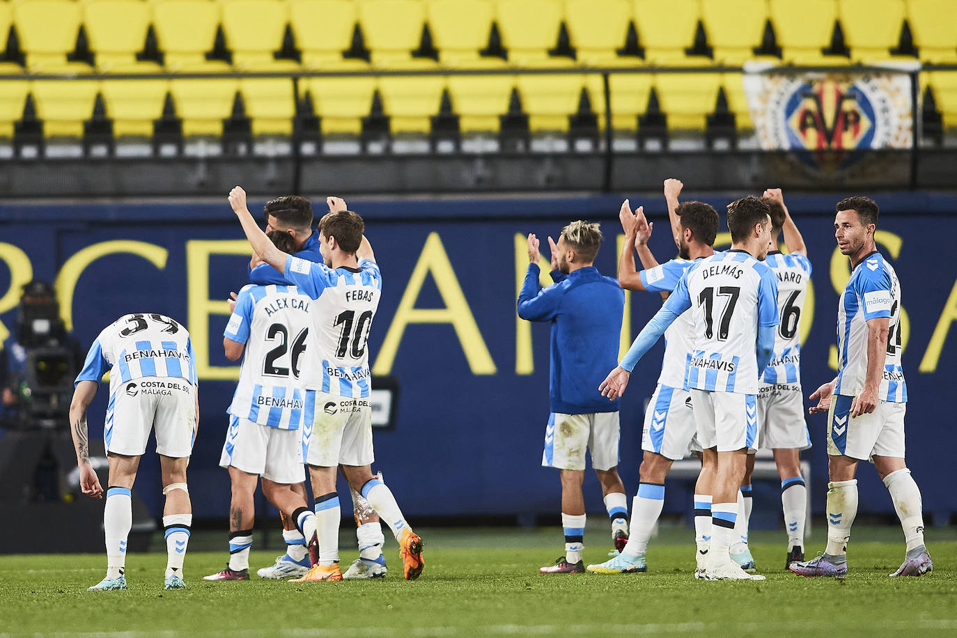 El triunfo del Málaga ante el Villarreal B, en fotos