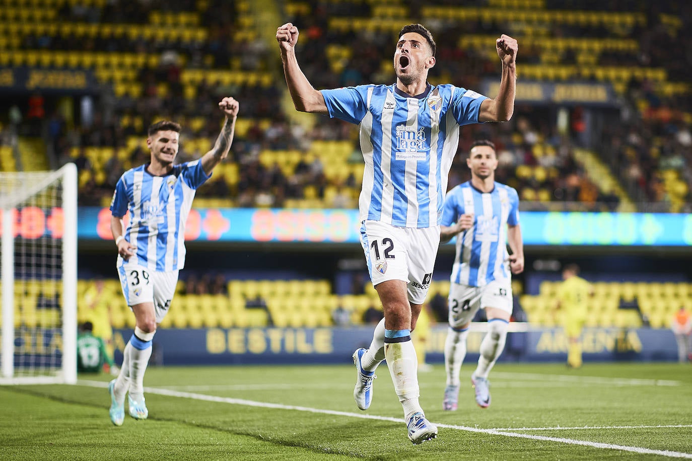 El triunfo del Málaga ante el Villarreal B, en fotos