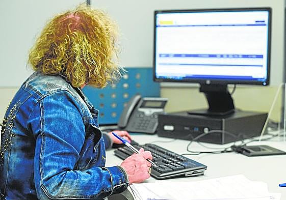 Imagen de archivo de una oficina de la Agencia Tributaria.