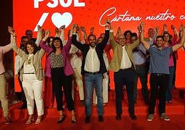 Presentación de la candidatura del PSOE de Cártama, con Jorge Gallardo y Daniel Perez.