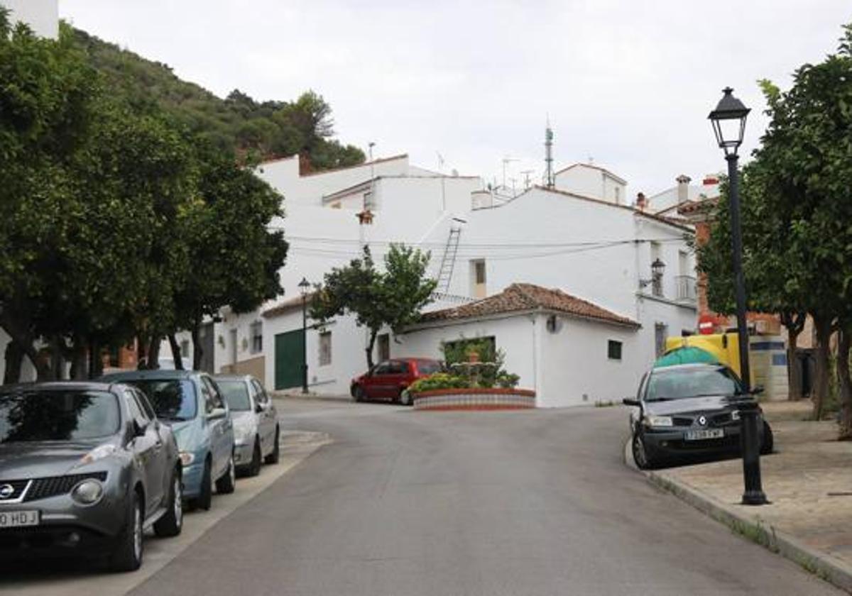 Una calle de Cortes de la Frontera.