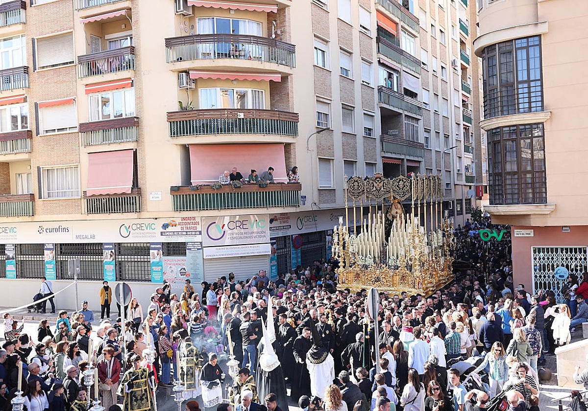 La Virgen de la Caridad, en su salida procesional del pasado Viernes Santo.