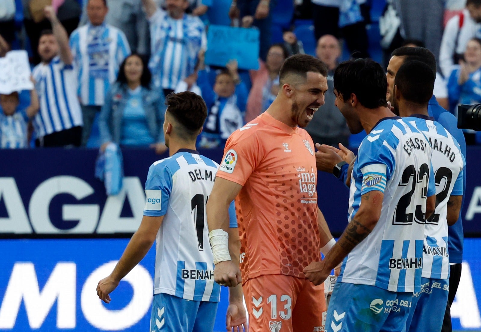 Las mejores imágenes del partido Málaga-Cartagena