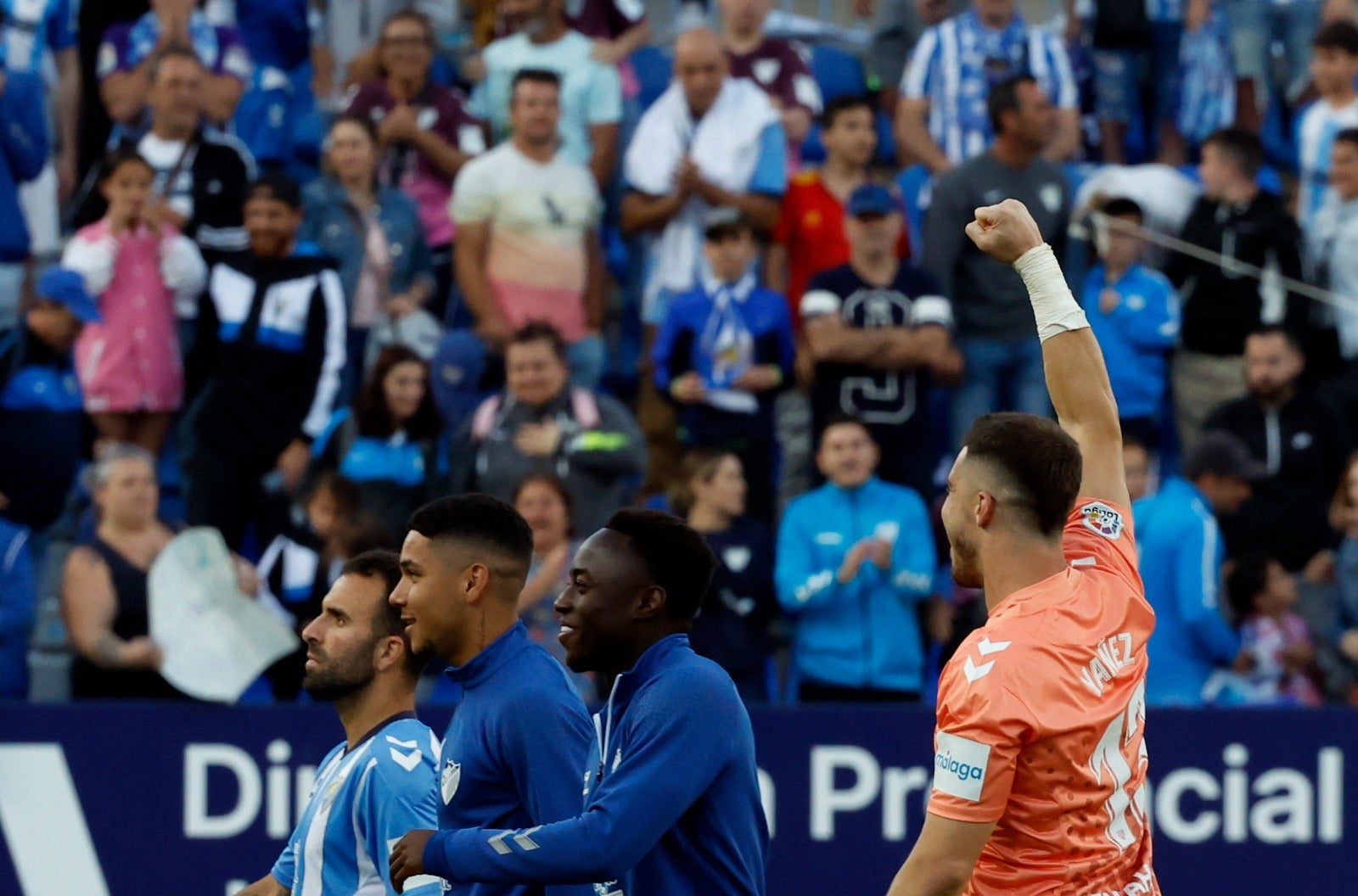 Las mejores imágenes del partido Málaga-Cartagena