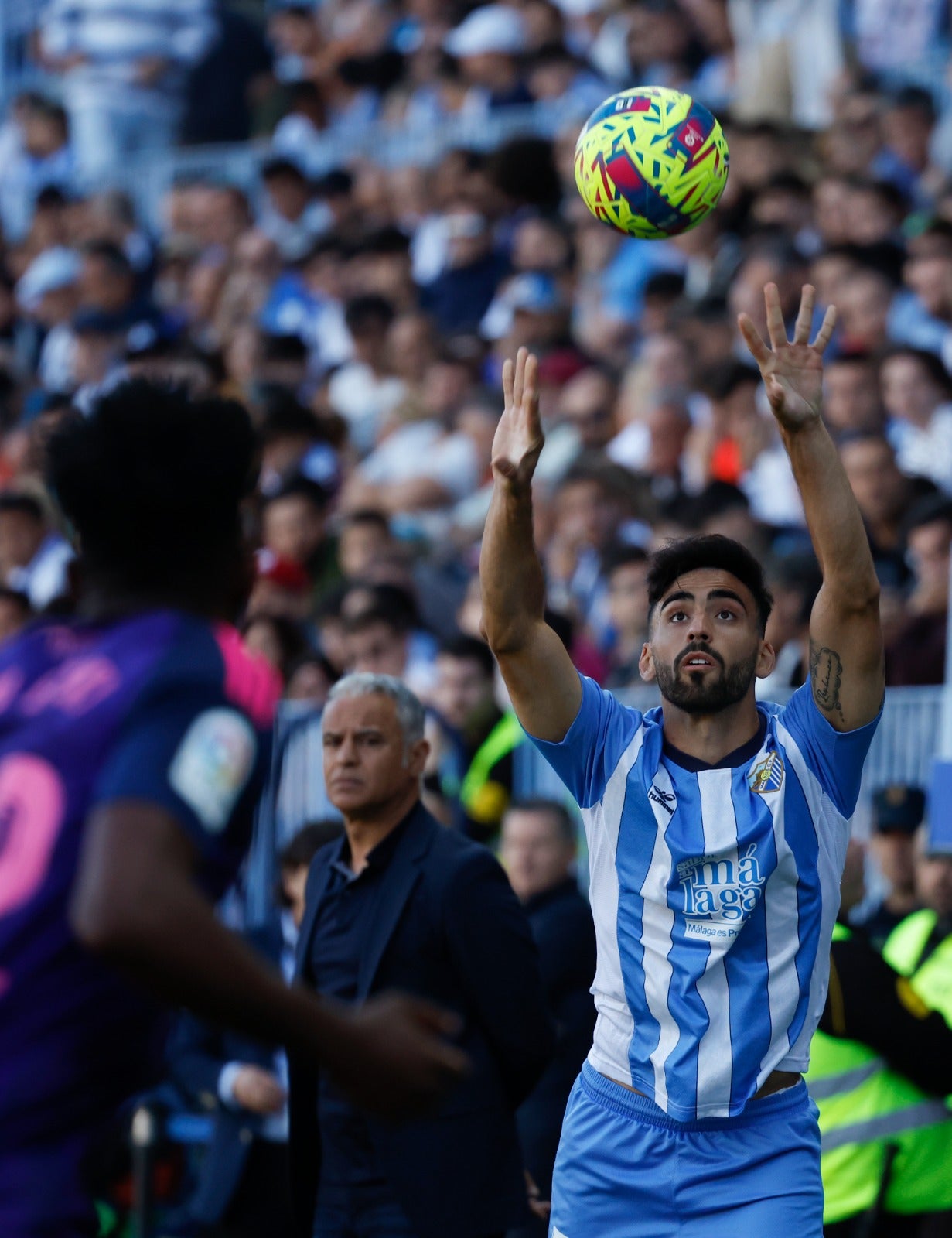 Las mejores imágenes del partido Málaga-Cartagena