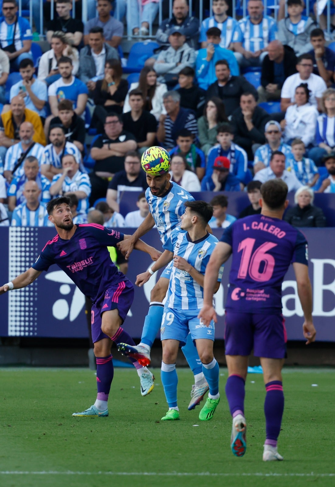 Las mejores imágenes del partido Málaga-Cartagena