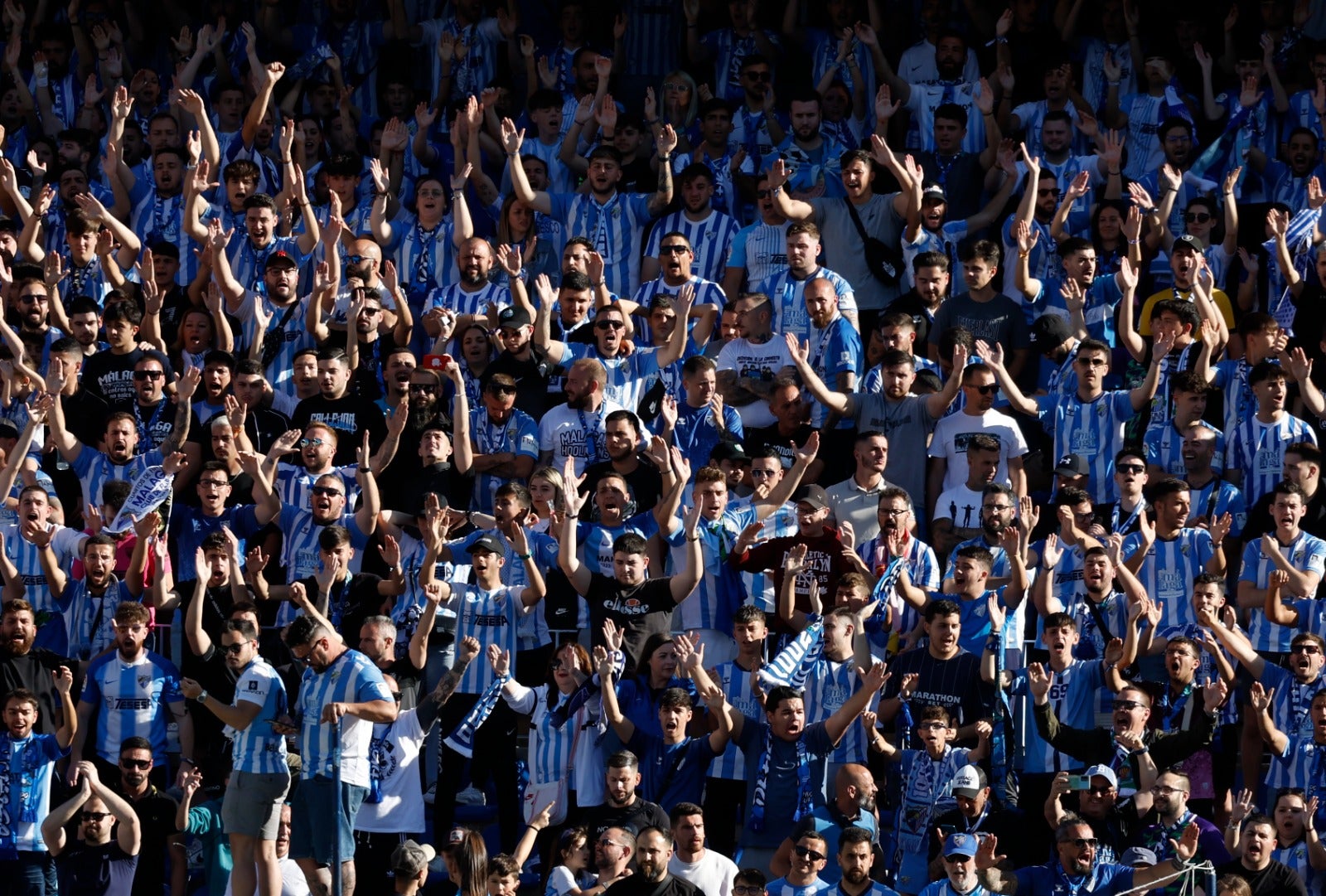 Las mejores imágenes del partido Málaga-Cartagena