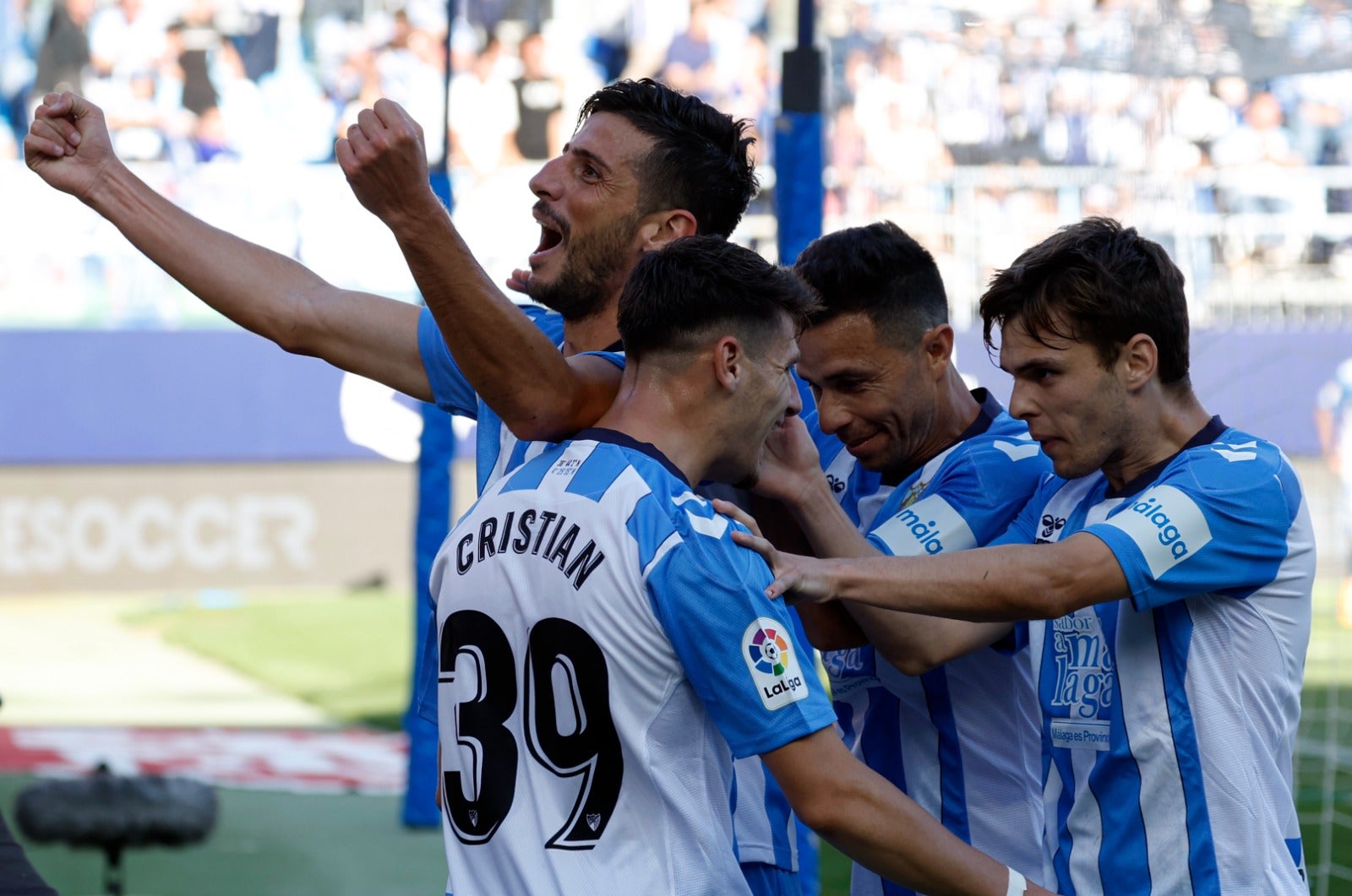 Las mejores imágenes del partido Málaga-Cartagena