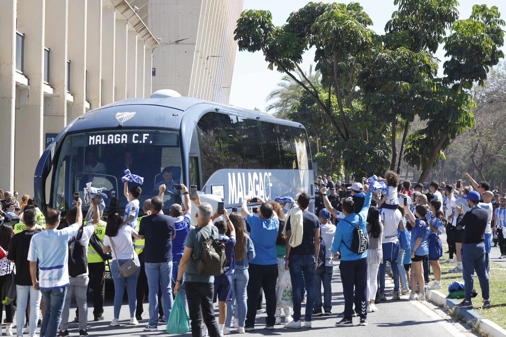 Las mejores imágenes del partido Málaga-Cartagena