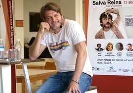Salva Reina en la conferencia en la Facultad de Económicas y Empresariales.