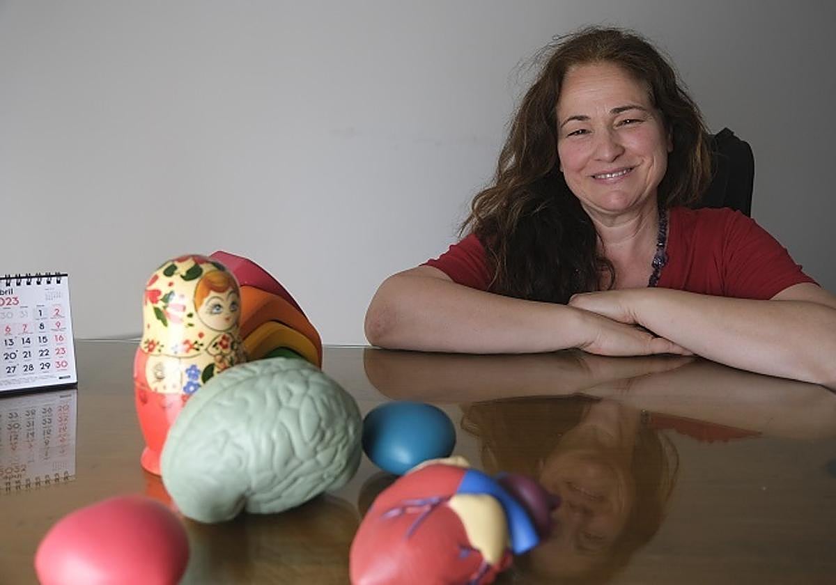 Begoña Velasco, en su consulta en Teatinos, después de realizar la entrevista con SUR.