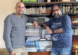 José Ignacio Rivas y Pablo Cortés, investigadores del proyecto.